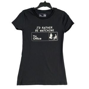 The Office “ I’d rather be watching the office” Black T-Shirt‎ Youth Size | XS